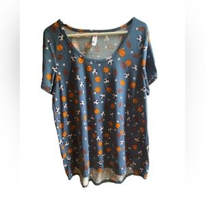 Lularoe Blue Sports T-shirt Size Xl